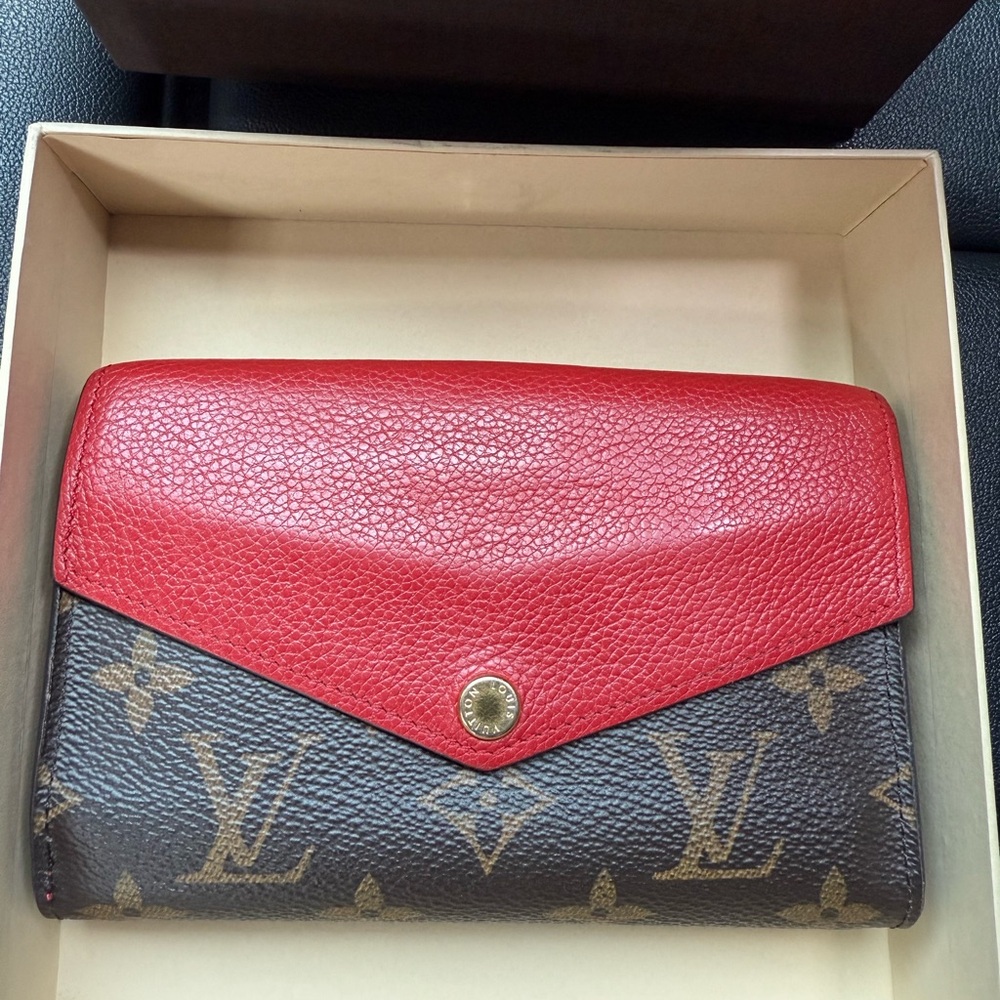 Louis Vuitton Portefeuille Pallas Compact Wallet Monogram M60140